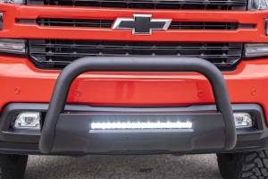 Rough Country - Rough Country 19-20 Silverado/Sierra 1500 Bull Bar w/LED Light Bar Black - B-C4072 - Image 2