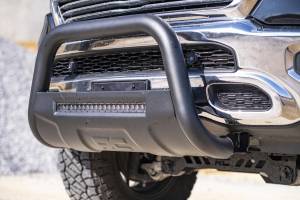 Rough Country - Rough Country RAM 19-20 1500 Bull Bar w/LED Light Bar Black - B-D4092 - Image 1