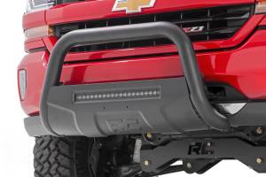 Rough Country - Rough Country 07-18 Silverado/Sierra 1500/ 07-19 SUV Bull Bar w/LED Light Bar Black - B-C4071 - Image 4