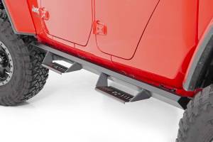 Rough Country - Rough Country Jeep Cab-Length AL2 Drop Steps 18-20 Wrangler JL 4-Door - AL519204 - Image 1
