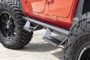 Rough Country - Rough Country Jeep Cab-Length AL2 Drop Steps 18-20 Wrangler JL 4-Door - AL519204 - Image 5