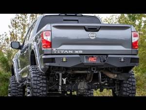 Rough Country - Rough Country Nissan Heavy-Duty Rear LED Bumper 16-20 Titan XD - 10781 - Image 2
