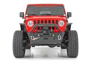 Rough Country - Rough Country Jeep Stubby Front Trail Bumper 18-20 Wrangler JL and 20-Present Gladiator JT - 10597A - Image 1