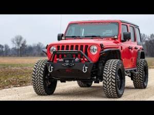 Rough Country - Rough Country Jeep Stubby Front Trail Bumper 18-20 Wrangler JL and 20-Present Gladiator JT - 10597A - Image 2