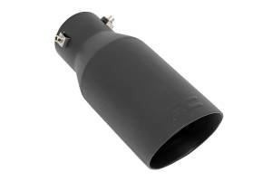 Rough Country - Rough Country Exhaust Tip Black RC Logo 2.5-3.125 Inch Pipe - 96004A - Image 2