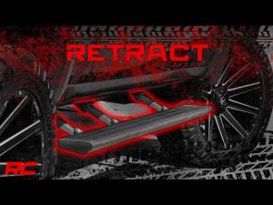Rough Country - Rough Country Dodge Retract Electric Running Board Steps (15-17 Ram 1500 Crew Cab) - PSB21518 - Image 2