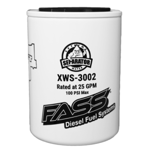 FASS Hydroglass Titanium Signature Series Extreme Water Separator XWS-3002 - XWS3002