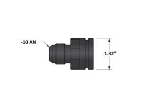 Fleece Performance - Fleece Performance Universal Billet Aluminum Adapter Fitting -10AN Male to 1.325in O-Ring Bore - FPE-34224-B - Image 4