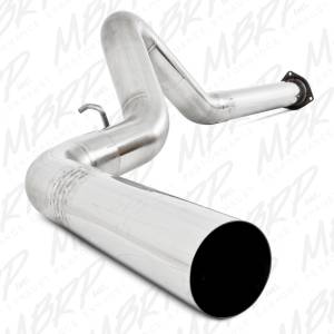 MBRP Exhaust 4" Filter Back - no muffler, Single Side, T409 S6026SLM