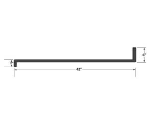 Fleece Performance - Fleece Universal pre-formed 5/8" hose with 90 degree ends - FPE-34574-A - Image 2