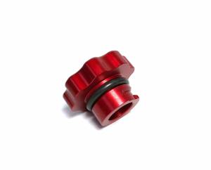 Fleece Performance - Fleece 2001-2016 Duramax Oil Cap Red - FPE-DMAX-OC-RED - Image 2