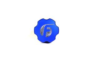 Fleece Performance - Fleece 2003-2018 Cummins Billet Oil Cap Cover Blue - FPE-OC-CR-F-BLU - Image 1