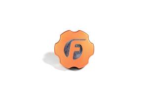 Fleece Performance - Fleece 2003-2018 Cummins Billet Oil Cap Cover Orange - FPE-OC-CR-F-ORG - Image 1