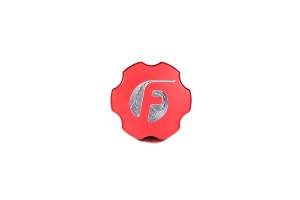 Fleece Performance - Fleece 2003-2018 Cummins Billet Oil Cap Cover Red - FPE-OC-CR-F-RED - Image 1