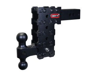 Gen-Y Hitch - Gen-Y Hitch PHANTOM-X 2.5" Solid Shank 7.5" Drop 1.6K TW 16K Hitch & GH-051 Dual-Ball Mount - GH-2414X - Image 1