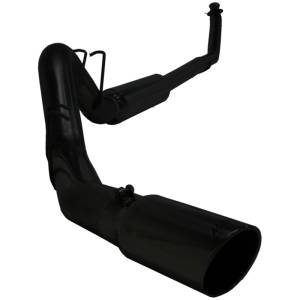 MBRP Exhaust 4" Turbo Back, Single Side (94-97 Hanger HG6100 req.) Black Coated S6100BLK