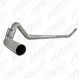 MBRP Exhaust 4" Turbo Back, Single Side (94-97 Hanger HG6100 req.) - no muffler S6100PLM