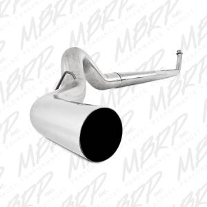 MBRP Exhaust 5" Turbo Back, Single - No Muffler, T409 S6112SLM