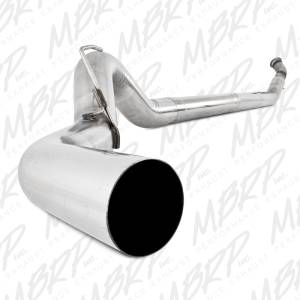 MBRP Exhaust 5" Turbo Back, Single - No Muffler, T409 S6116SLM