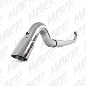 MBRP Exhaust 5" Turbo Back, Off Road, Single Turn Down, T409 S6116TD
