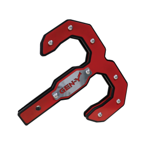 Gen-Y Hitch - Gen-Y Hulk 2.0 16K Tow Hook 2in Shank - Black/Red - GH-0069-R - Image 2