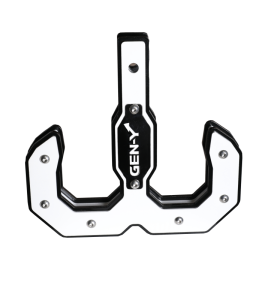 Gen-Y Hitch - Gen-Y Hulk 2.0 16K Tow Hook 2in Shank - Black/White - GH-0069-W - Image 2
