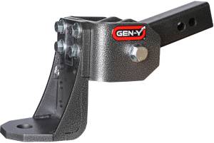 Gen-Y Hitch - Gen-Y Glyder Torsion-Flex 2in Shank 6in Drop 7K Hitch w/Ball Platform/1in Diameter Mounting Hole - GH-12005 - Image 1