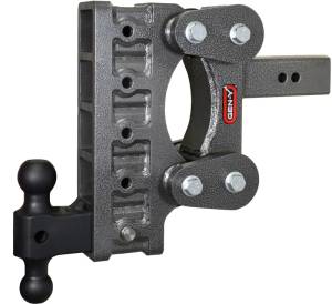 Gen-Y Hitch - Gen-Y The Boss Torsion-Flex 2.5in Shank 9in Drop 2.4K TW 21K Hitch w/GH-061 Dual-Ball - GH-1315 - Image 1