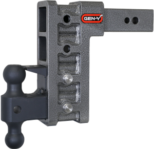 Gen-Y Hitch - Gen-Y Mega Duty 2.5in Shank 9in Drop 3.5K TW 32K Hitch w/GH-0161 Dual-Ball/Pintle Lock - GH-1624 - Image 2