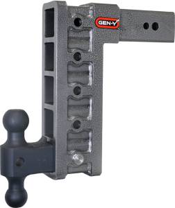 Gen-Y Hitch - Gen-Y Mega Duty 3in Shank 12in Drop 3.5K TW 32K Hitch w/GH-0161 Dual-Ball - GH-1715 - Image 1