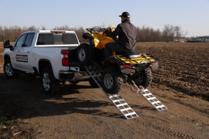 Gen-Y Hitch - Gen-Y Lightweight 6.5ft Aluminum Loading Ramps 12in x 78in 600lb Capacity Per Ramp - Pair - GH-18078 - Image 2