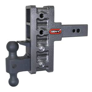 Gen-Y Hitch - Gen-Y Mega Duty 2.5in Shank 6in Offset Drop 32K Hitch w/GH-0161 Dual-Ball/GH-0162 Pintle Lock - GH-1924 - Image 1