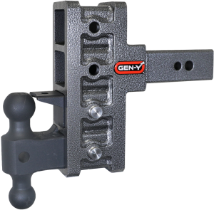 Gen-Y Hitch - Gen-Y Mega Duty 2.5in Shank 6in Offset Drop 32K Hitch w/GH-0161 Dual-Ball/GH-0162 Pintle Lock - GH-1924 - Image 2