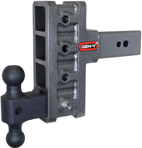 Gen-Y Hitch - Gen-Y Mega Duty 3in Shank 6in Offset Drop 3.5K TW 32K Hitch w/GH-0161 Dual-Ball - GH-2014 - Image 2