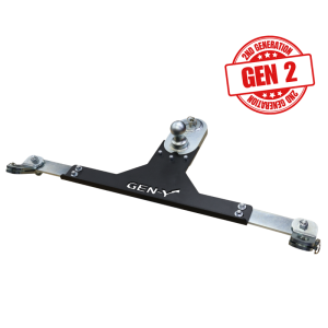 Gen-Y Hitch - Gen-Y 2017+ Ford GoosePuck II 5in Offset Ball Puck Mount & 25K Towing w/Safety Chain Anchors - GH-21011 - Image 1