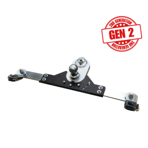 Gen-Y Hitch - Gen-Y Dodge/RAM GoosePuck II 5in Offset Ball Puck Mount & 25K Towing w/Safety Chain Anchors - GH-21014 - Image 1