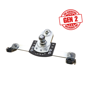 Gen-Y Hitch - Gen-Y 20-24 GM Short/Long Bed GoosePuck II 5in Offset Ball Puck Mount 25K TW w/Safety Chain Anchors - GH-21017 - Image 1