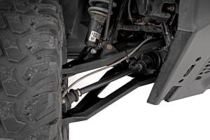 Rough Country - Rough Country Black Forged Alum High Clearance 2 Inch Fwd Offset Control Arms w/Ball Joints Polaris Ranger 1000XP - 93155BLK - Image 2