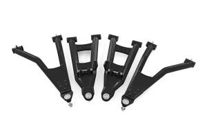 Rough Country - Rough Country Black Aluminum Control Arms 2 Inch Forward Offset Polaris Ranger XP 1000 - 93174BLK - Image 1