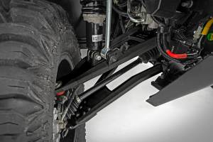 Rough Country - Rough Country Black Aluminum Control Arms 2 Inch Forward Offset Polaris Ranger XP 1000 - 93174BLK - Image 3