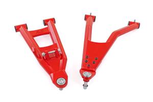 Rough Country - Rough Country Red Aluminum Control Arms 2 Inch Forward Offset Polaris Ranger XP 1000 - 93174RED - Image 4