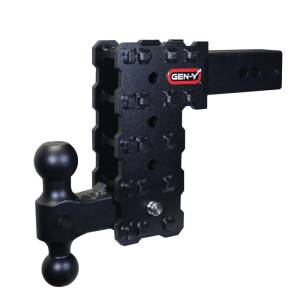 Gen-Y Hitch - Gen-Y Phantom-X 2.5in Solid Shank 7.5in Drop 1.6K TW 16K Hitch w/GH-051 Dual-Ball - GH-2414X - Image 1
