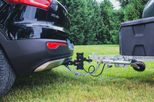 Gen-Y Hitch - Gen-Y Phantom-X 2.5in Solid Shank 10in Drop 1.6K TW 16K Hitch w/GH-051 Dual-Ball & GH-032 Pintle LK - GH-2425X - Image 2