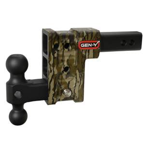 Gen-Y Hitch - Gen-Y Mega Duty 2in Shank 5in Drop 1.5K TW 10K Hitch w/GH-031 Dual-Ball - Mossy Oak - GH-313-MO - Image 1