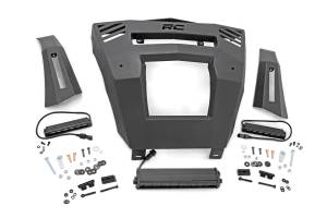 Rough Country - Rough Country 16-19 Can-Am Defender Front Bumper w/ 6 Inch and 12 Inch LEDs - 97031 - Image 1
