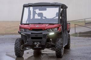 Rough Country - Rough Country 16-19 Can-Am Defender Front Bumper w/ 6 Inch and 12 Inch LEDs - 97031 - Image 3