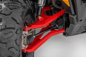 Rough Country - Rough Country Aluminum Control Arms High Clearance w/ 2 Inch Forward Offset Red Can-Am Defender HD - 97041RED - Image 1