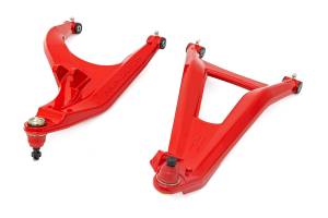 Rough Country - Rough Country Aluminum Control Arms High Clearance w/ 2 Inch Forward Offset Red Can-Am Defender HD - 97041RED - Image 5