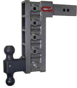 Gen-Y Hitch - Gen-Y Mega Duty 2.5in Shank 12in Drop 3K TW 21K Hitch w/GH-061 Dual-Ball - GH-615 - Image 1