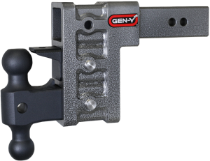 Gen-Y Hitch - Gen-Y Mega Duty 2.5in Shank 6in Drop 3K TW 21K Hitch w/GH-061 Dual-Ball/GH-062 Pintle Lock - GH-623 - Image 2